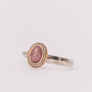 Anillo Estambul con Rodocrosita