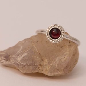 Anillo Sicilia con Granate