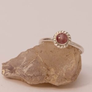 Anillo Sicilia con Rodocrosita