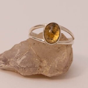 Anillo Asia con Citrino
