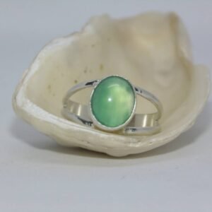 Anillo Asia con Agata Verde