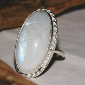 Anillo Roma con Piedra Luna