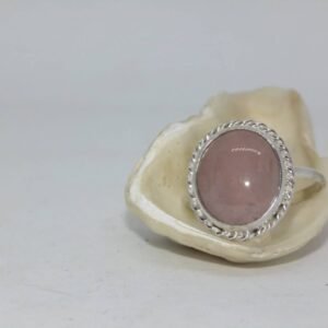 Anillo Roma con Cuarzo Rosa
