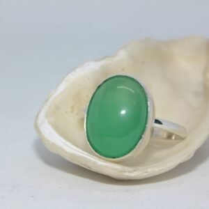 Anillo Berlin con Agata Verde