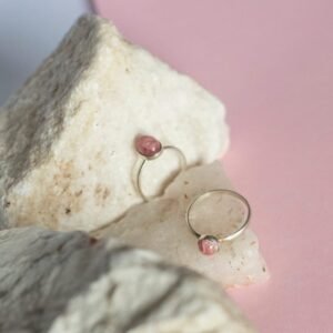 Anillo Africa con Rodocrosita