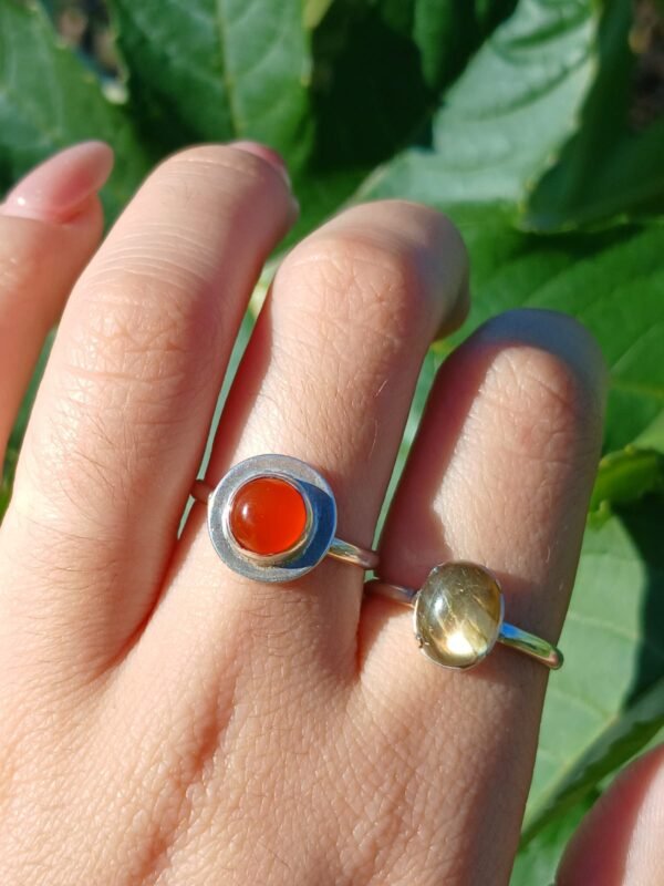 Anillo Copenhague con Cornalina - Image 2