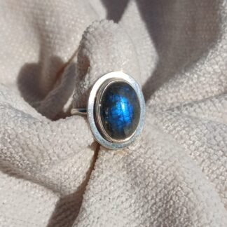 Anillo Tokyo con Labradorita