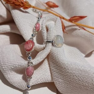 Pulsera Komodo con Rodocrosita