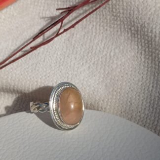 Anillo Toronto con Cuarzo Rosa