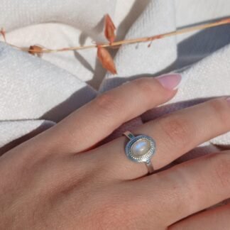 Anillo Estambul con Piedra Luna