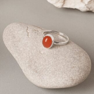 Anillo Africa con Cornalina