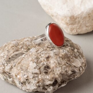 Anillo Berlin con Jaspe Rojo