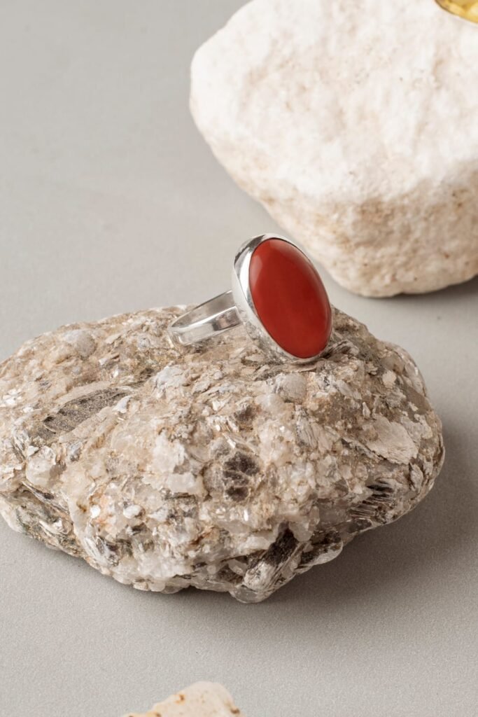 Anillo Berlin con Jaspe Rojo