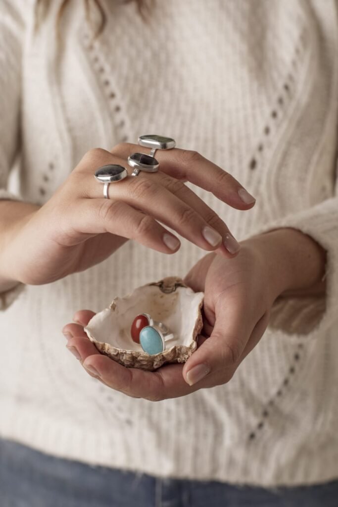 Anillo Berlin con Jaspe Rojo - Image 2
