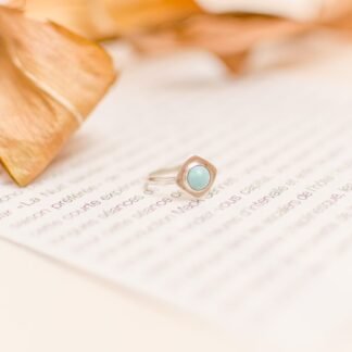 Anillo Copenhague con Turquesa