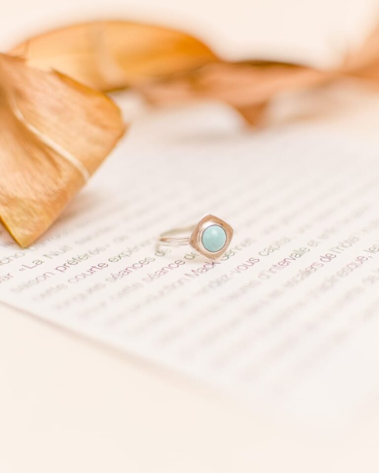 Anillo Copenhague con Turquesa