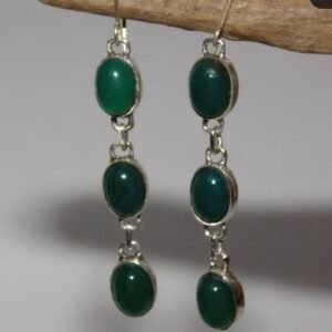 Aros Amazonas con Agata Verde