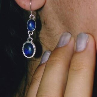 Aros Paris con Lapislazuli