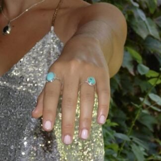 Anillo Nairobi con Turquesa