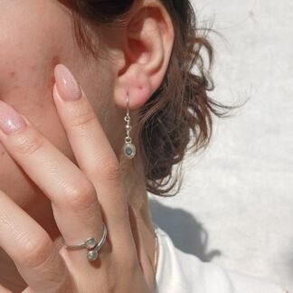 Anillo Atenas con Piedra Luna