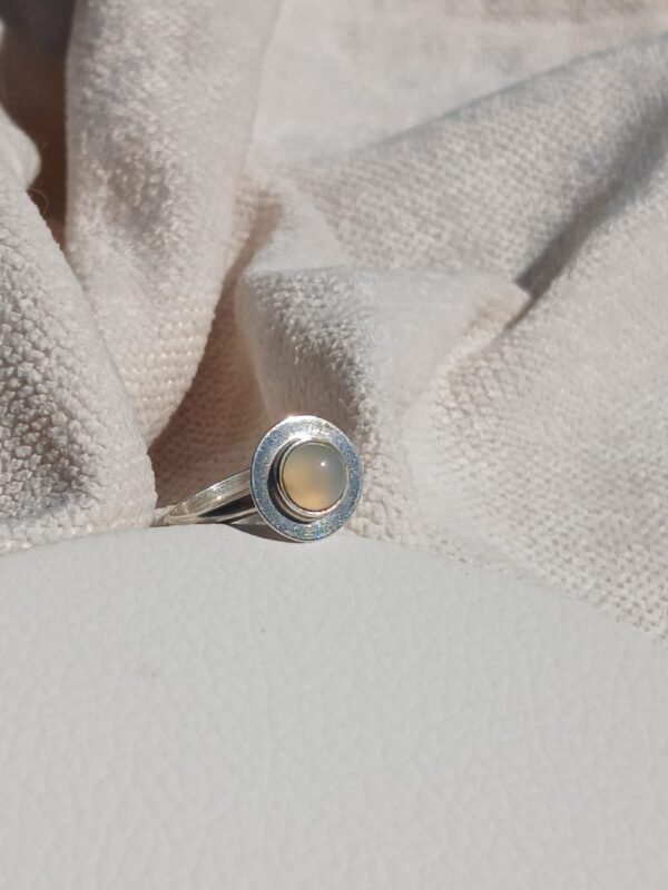 Anillo Copenhague con Onix Cielo