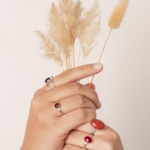 Anillo Africa con Jaspe Rojo